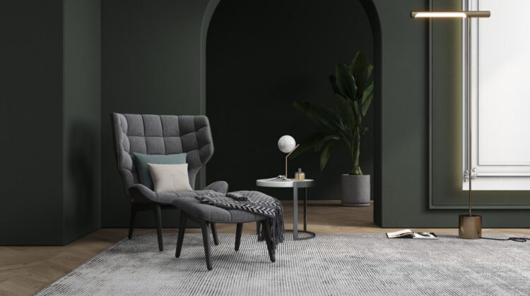 stoel in woonkamer